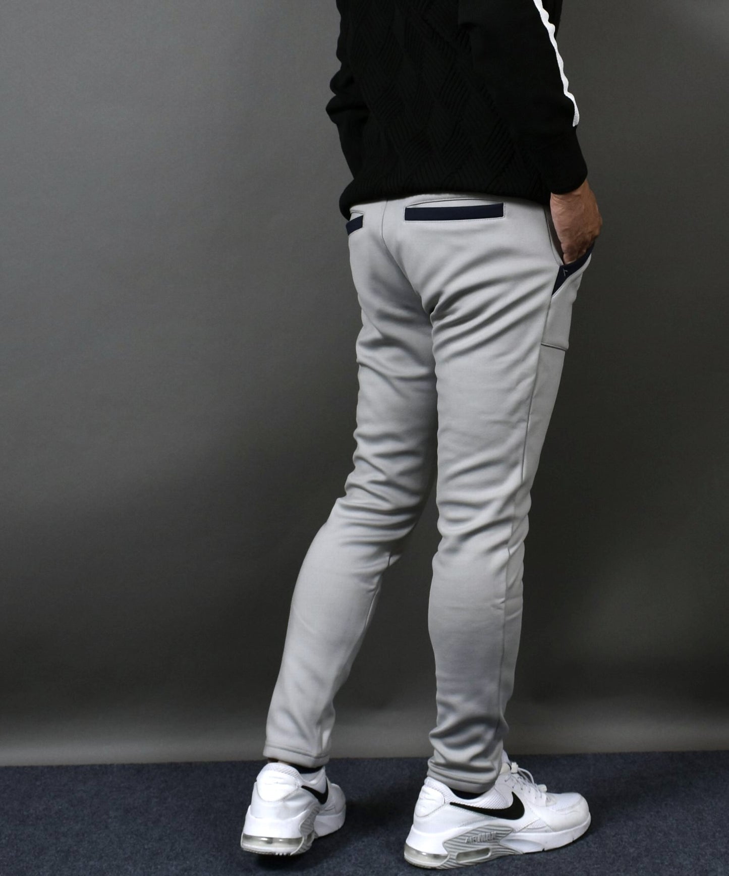 年末年始も発送!防寒裏フリースボンディングポケットラインストレッチテーパードゴルフパンツ(CG-22026)