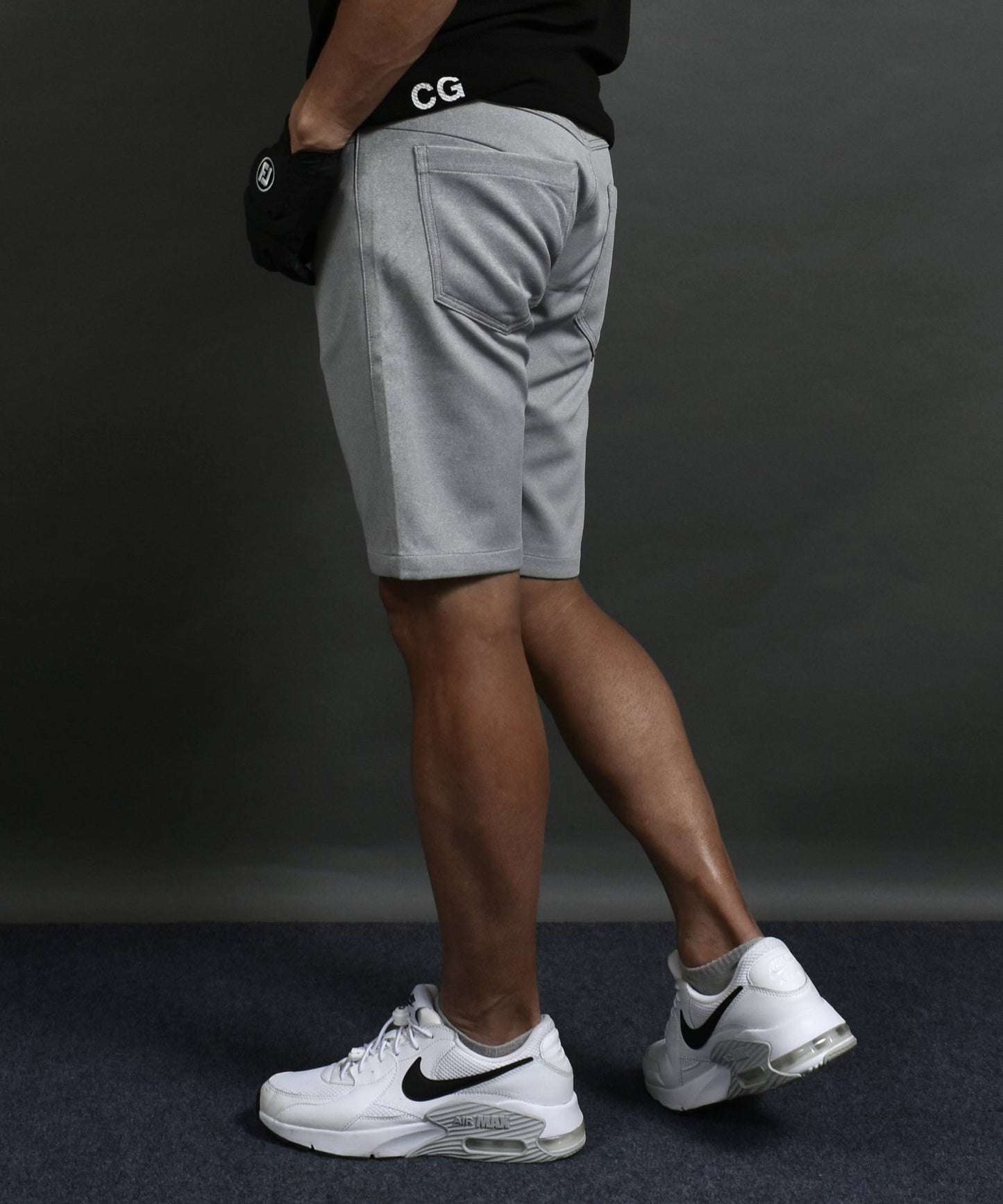 トリコロールラインゴルフショートパンツ(CG-S23016)