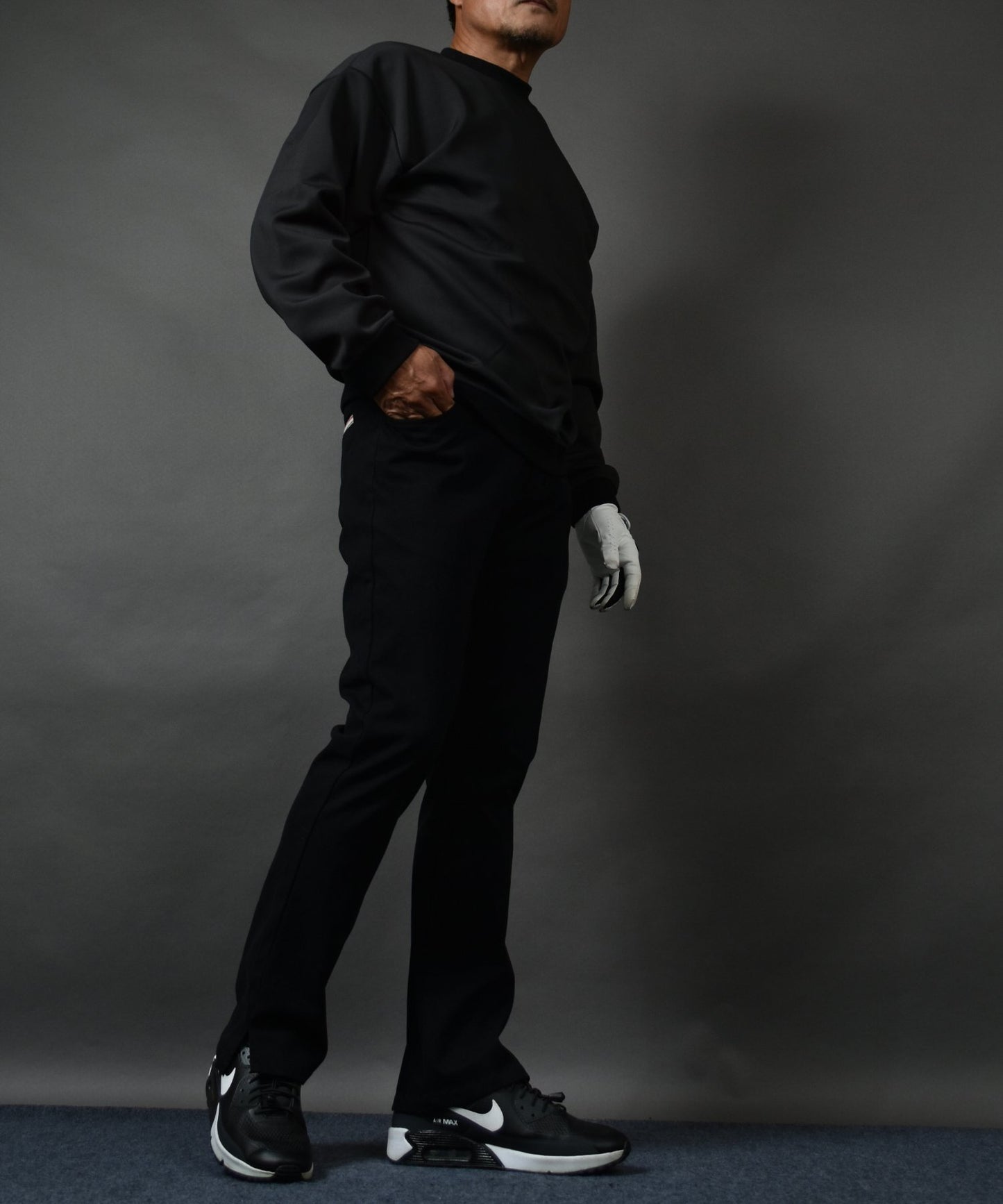 スリット入りストレッチゴルフパンツ(CG-GI013)