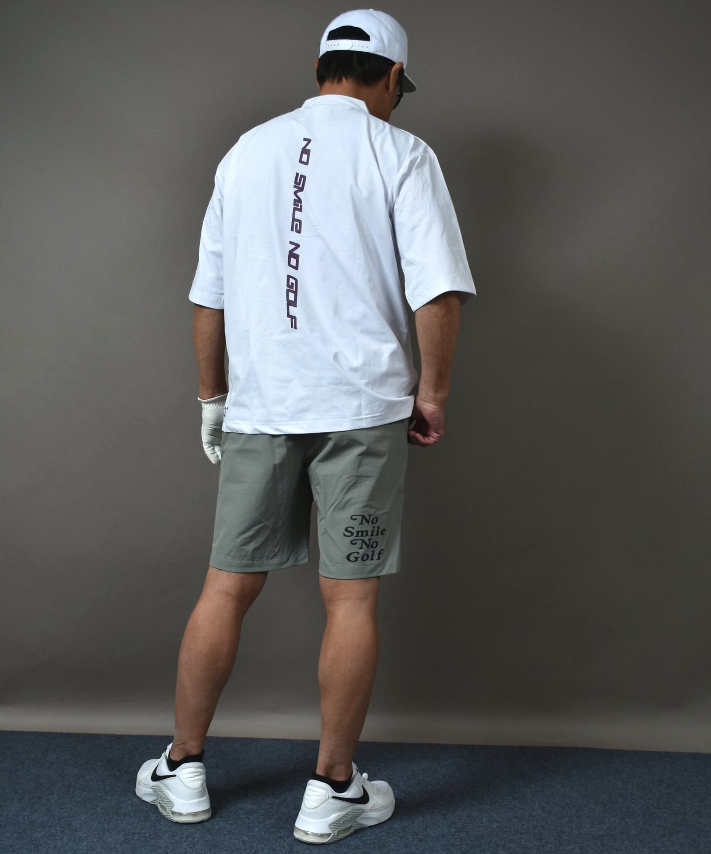 BIGシルエット半袖モックネックゴルフシャツ(CG-HT4003)