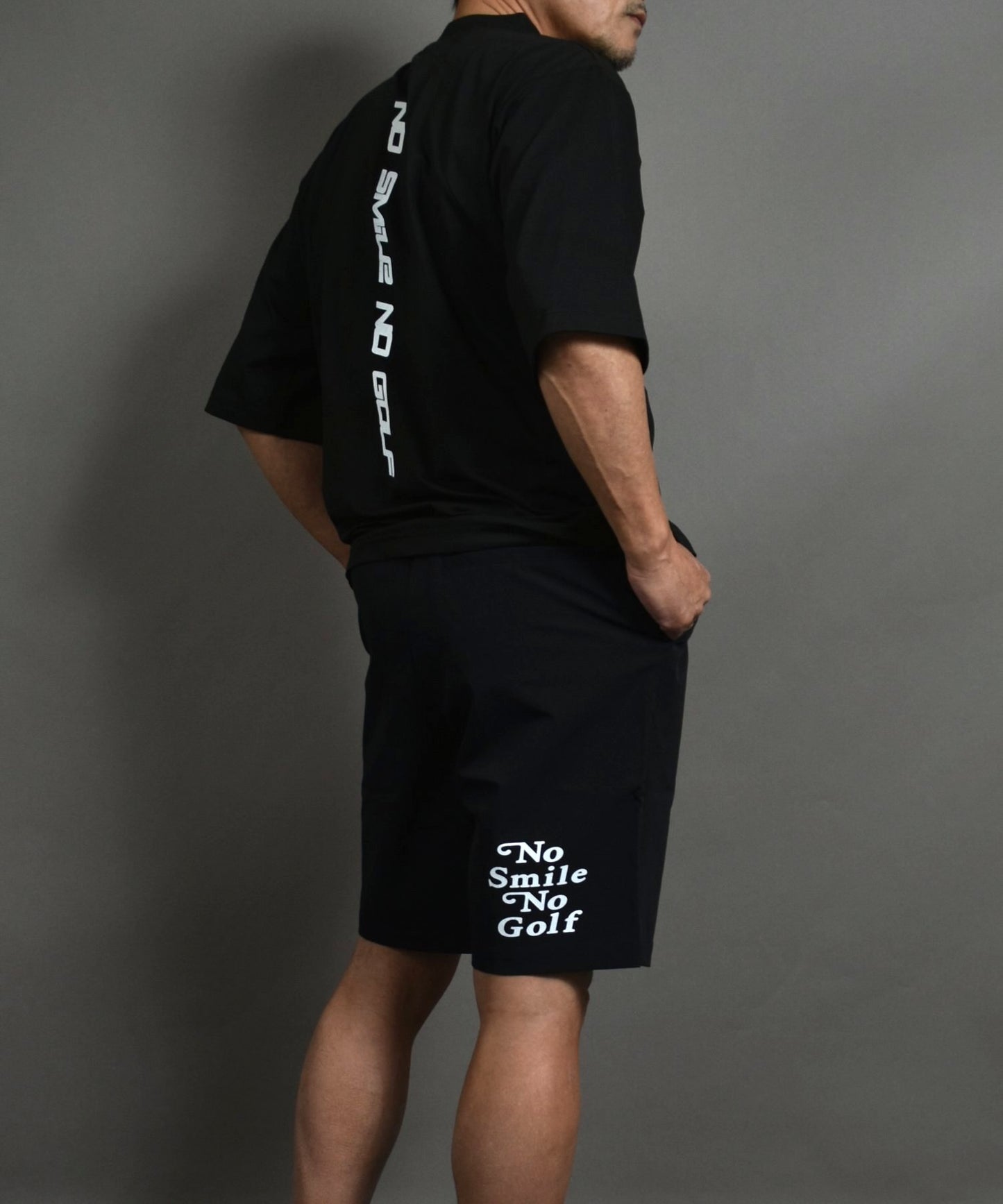 BIGシルエット半袖モックネックゴルフシャツ(CG-HT4003)