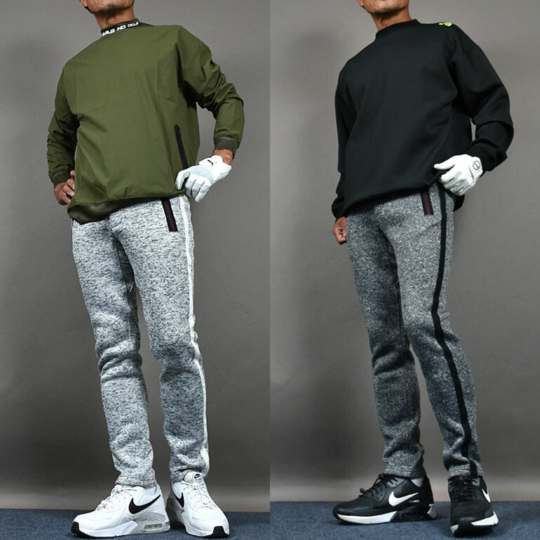 防寒スライバーニットストレッチライン入りパンツ(CG-23008ST)