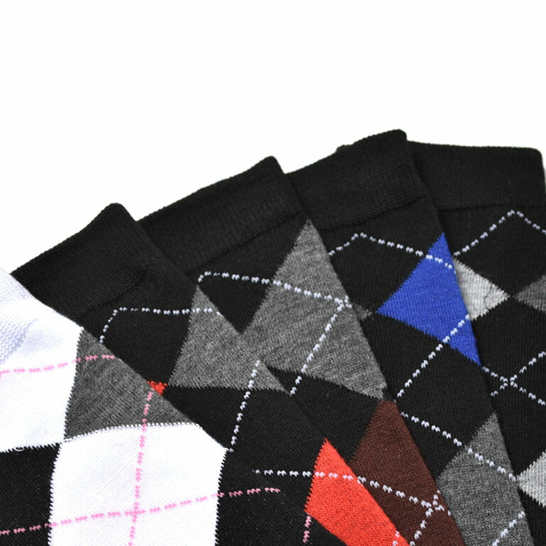 アーガイルニーハイソックス(CG-AB2542)