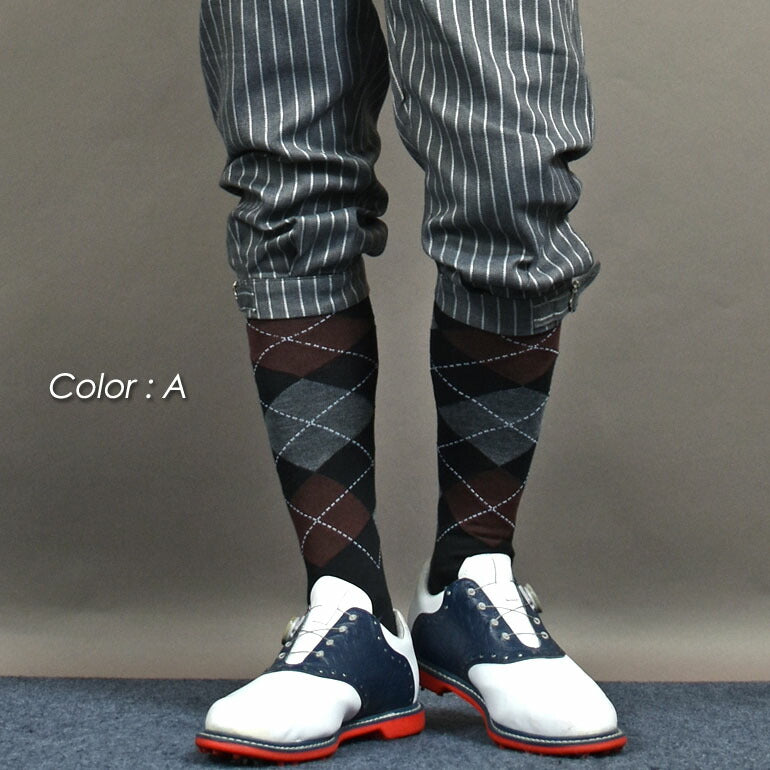 アーガイルニーハイソックス(CG-AB2542)