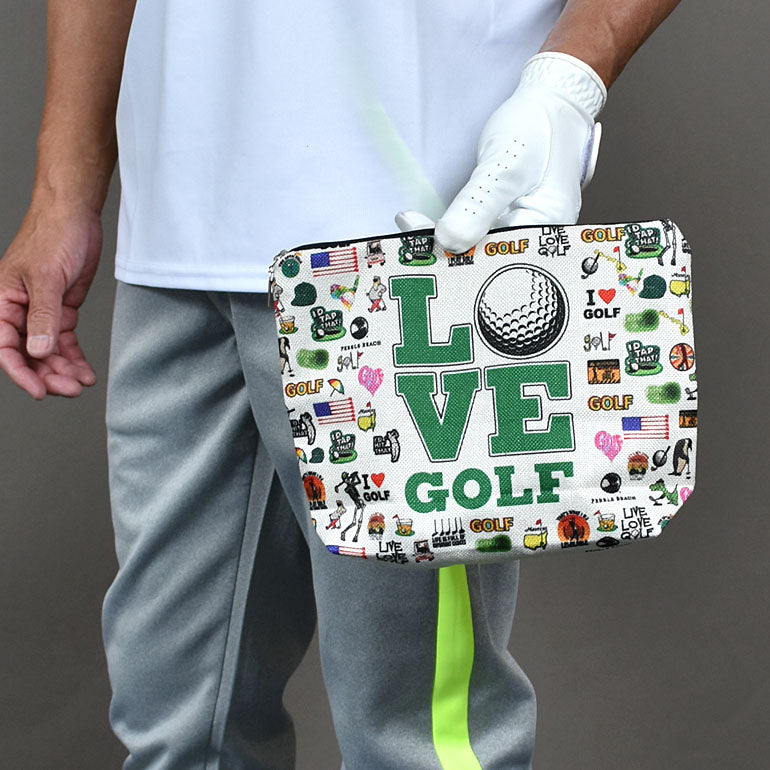 I LOVE GOLF小物入れポーチ(CG-AB2618)