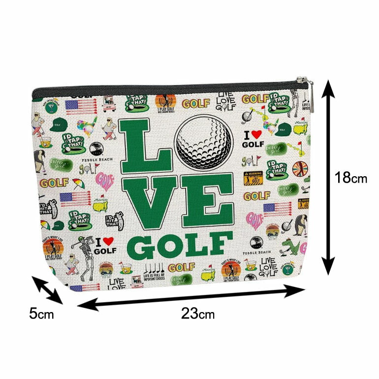 I LOVE GOLF小物入れポーチ(CG-AB2618)