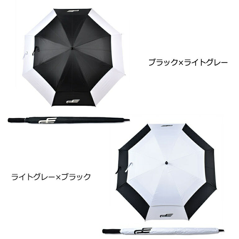 二重構造大型軽量カーボンフレームジャンプ式ゴルフアンブレラ(IF-GF0298)