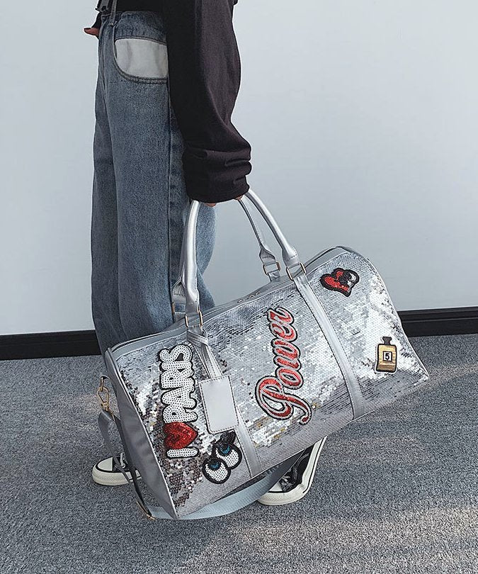 スパンコール2WAYボストンバッグ(CG-AB51103)