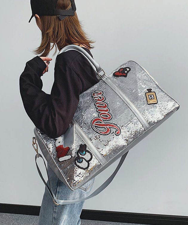 スパンコール2WAYボストンバッグ(CG-AB51103)