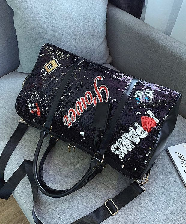 スパンコール2WAYボストンバッグ(CG-AB51103)