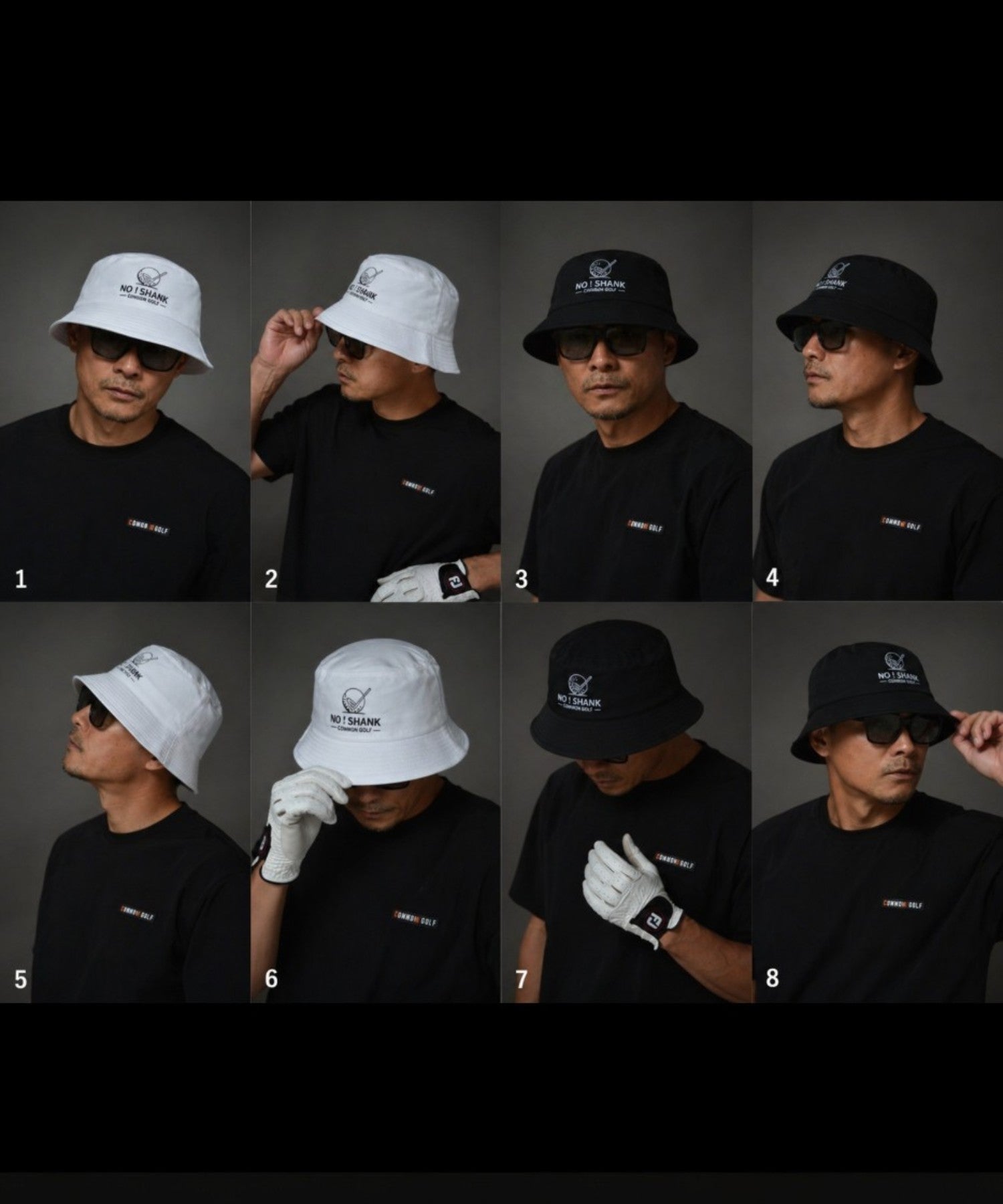 NO! SHANKロゴ入り サイズ調整ができるバケットハット(CG-CAP26