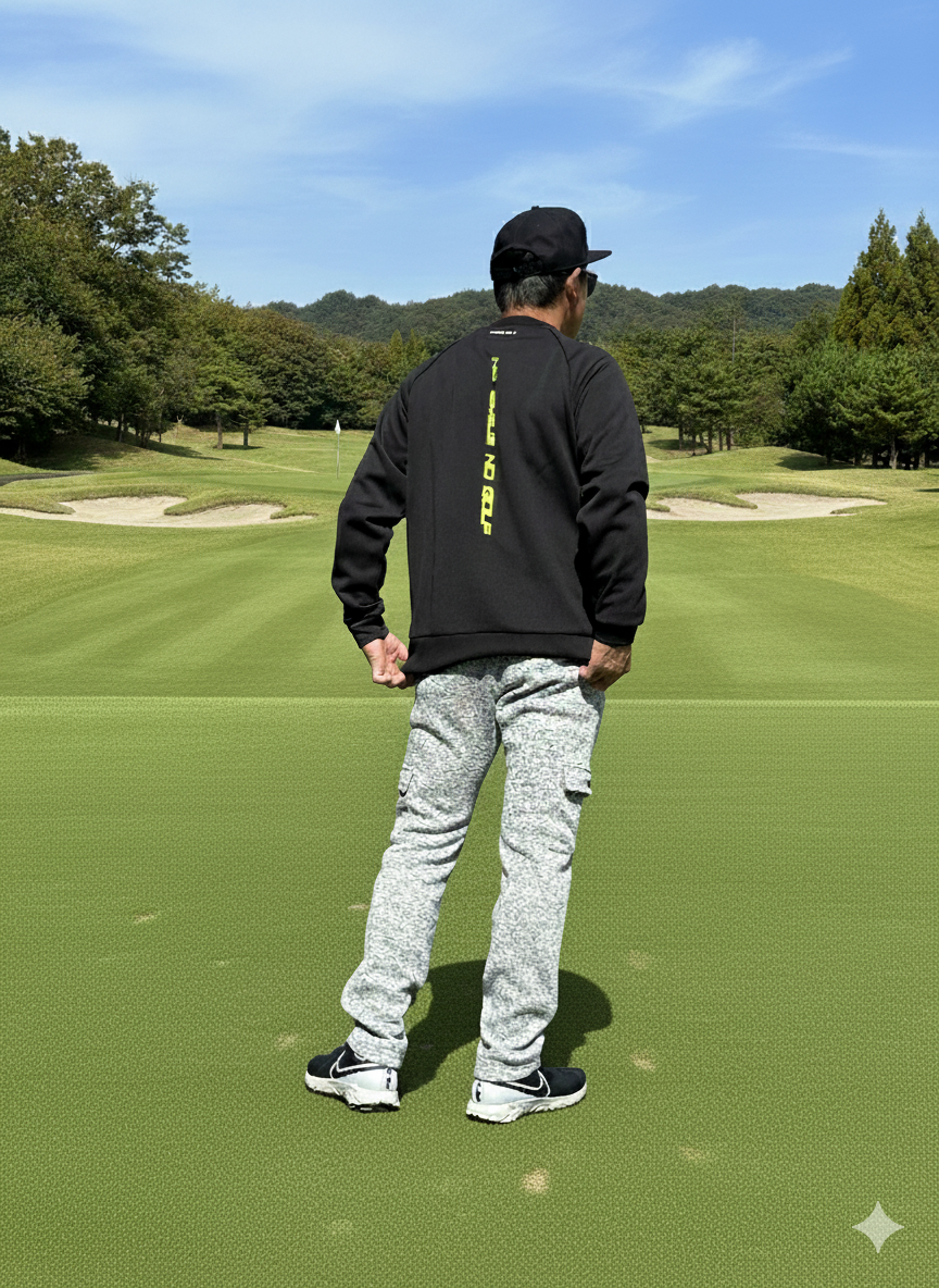 年末年始も発送！バックプリントZIP付ポンチ素材プルオーバージャケット(CG-JK503)