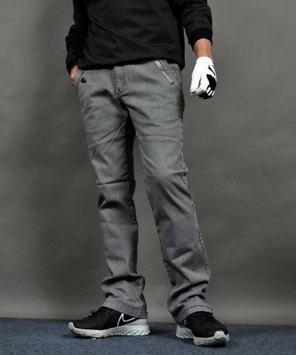 丈夫なカツラギストレッチ素材 美脚総柄ゴルフパンツ(CG-NF1702)