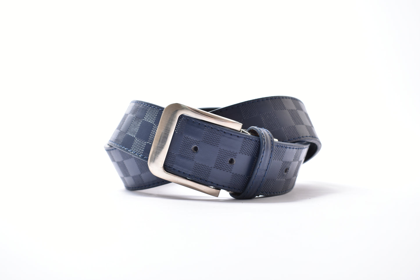 お得なアウトレット！ 合成皮革 PUレザー  シャドウチェックサイズ調整可能 ゴルフベルト(if-bt1723h)