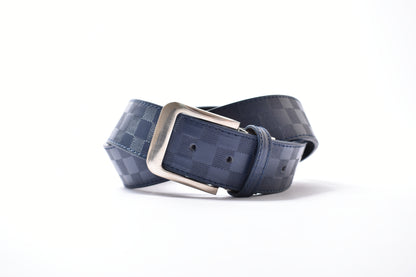 お得なアウトレット！ 合成皮革 PUレザー  シャドウチェックサイズ調整可能 ゴルフベルト(if-bt1723h)