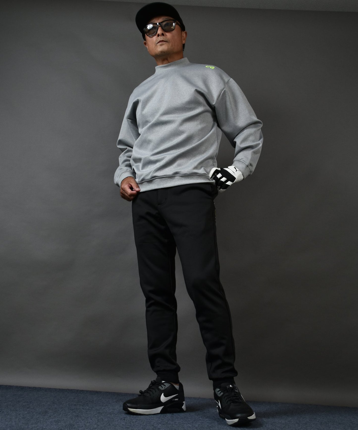 暖かくてノンストレス 裏起毛フリース ボンディング ジョガータイプゴルフパンツ(CG-22020)