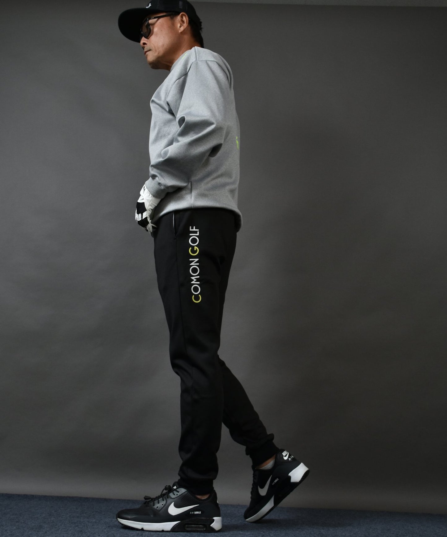 暖かくてノンストレス 裏起毛フリース ボンディング ジョガータイプゴルフパンツ(CG-22020)