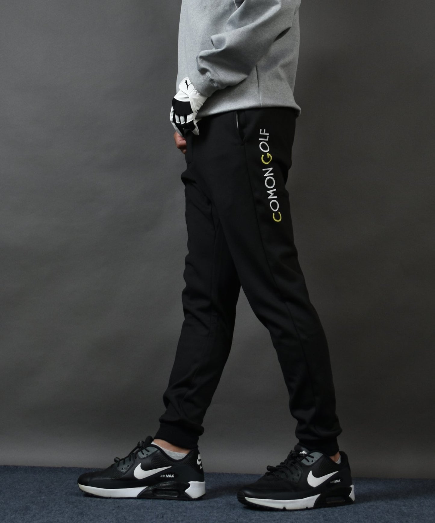 暖かくてノンストレス 裏起毛フリース ボンディング ジョガータイプゴルフパンツ(CG-22020)