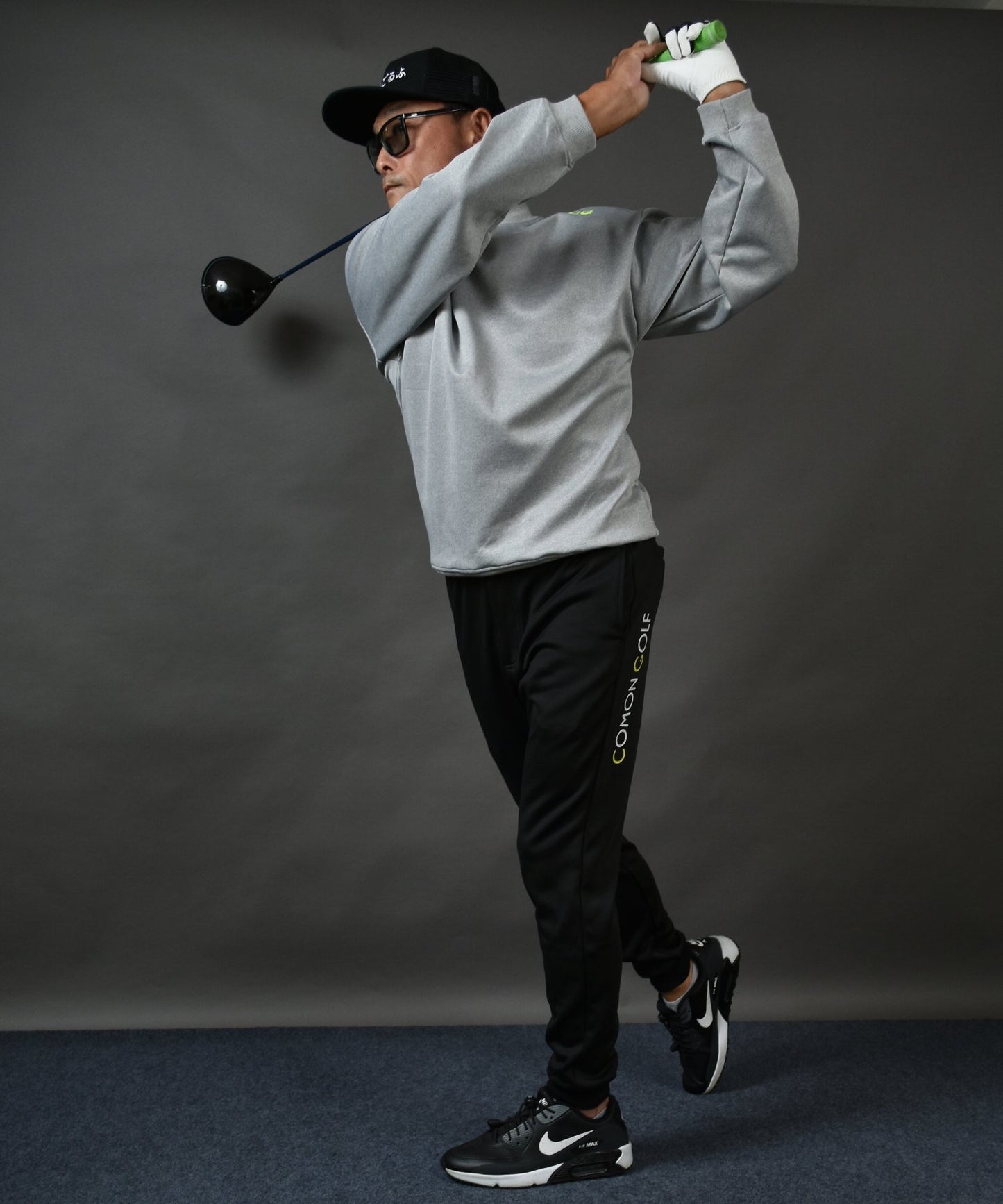 暖かくてノンストレス 裏起毛フリース ボンディング ジョガータイプゴルフパンツ(CG-22020)