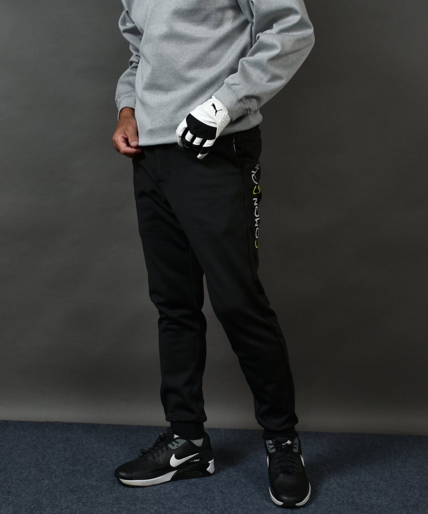 暖かくてノンストレス 裏起毛フリース ボンディング ジョガータイプゴルフパンツ(CG-22020)