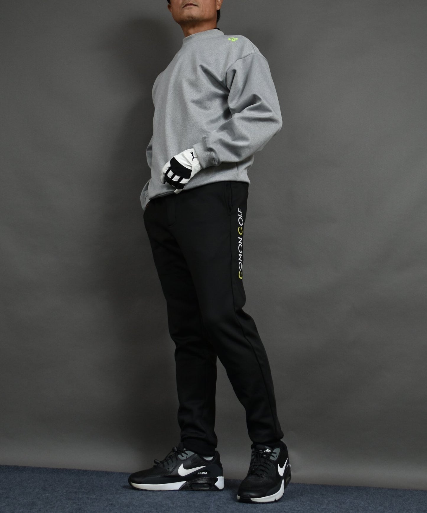 暖かくてノンストレス 裏起毛フリース ボンディング ジョガータイプゴルフパンツ(CG-22020)