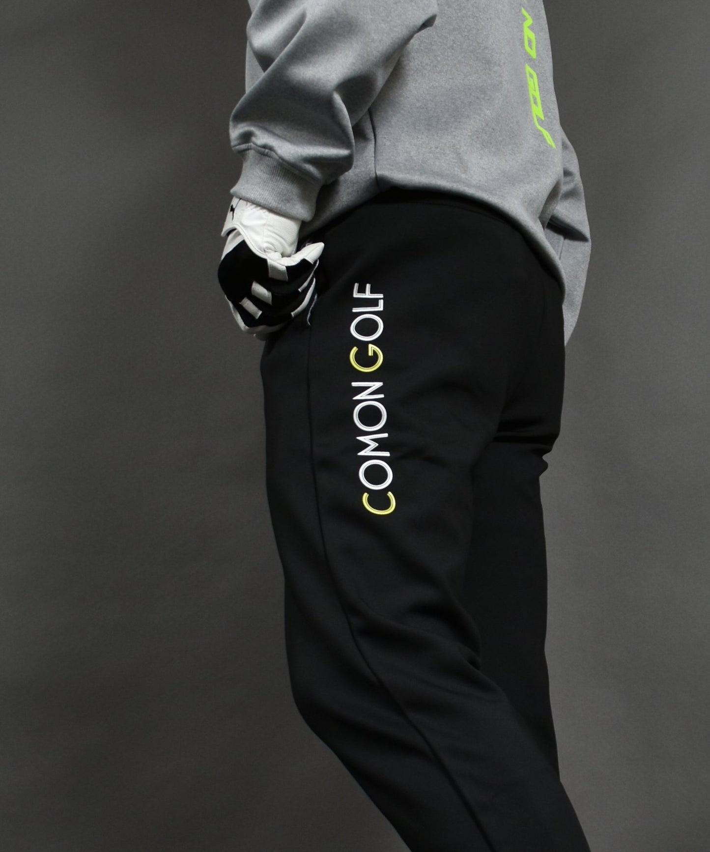 暖かくてノンストレス 裏起毛フリース ボンディング ジョガータイプゴルフパンツ(CG-22020)