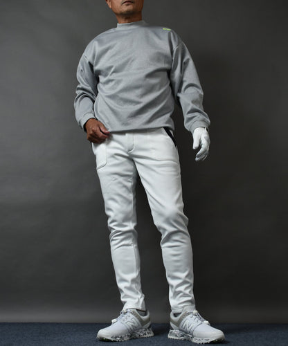 裏フリースボンディングポケットラインストレッチテーパードゴルフパンツ(CG-22026)