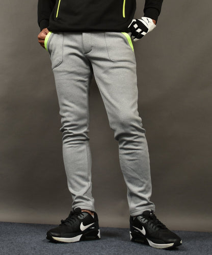 裏フリースボンディングポケットラインストレッチテーパードゴルフパンツ(CG-22026)