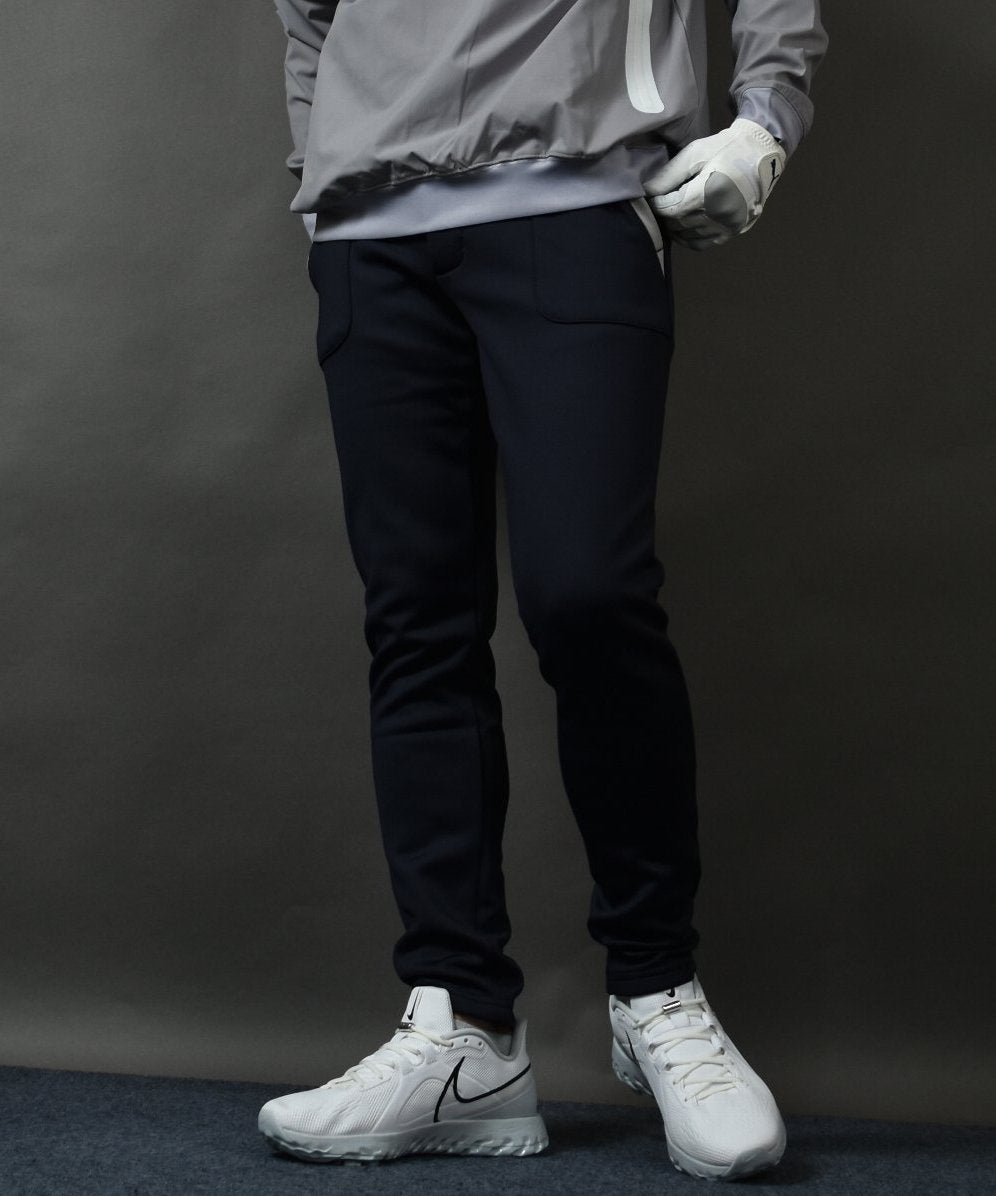 裏フリースボンディングポケットラインストレッチテーパードゴルフパンツ(CG-22026)