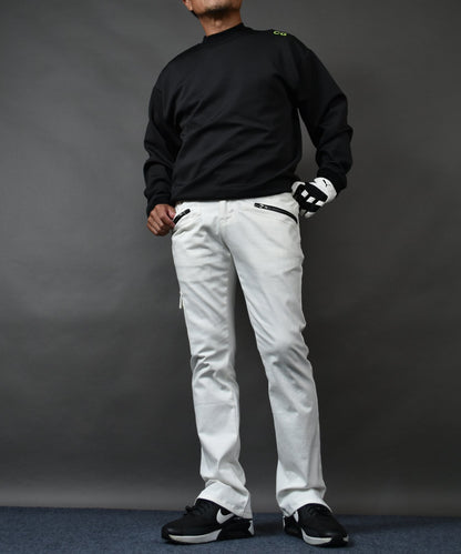 伸縮性抜群のストレッチ素材＆スリット入り脚長ゴルフパンツ(CG-140707)