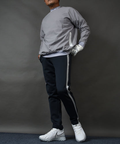 ポンチ素材ライン入りテーパードゴルフパンツ(CG-21013ST)