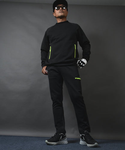 ポンチ素材プルオーバージャケットゴルフセットアップ(CG-SET503D)