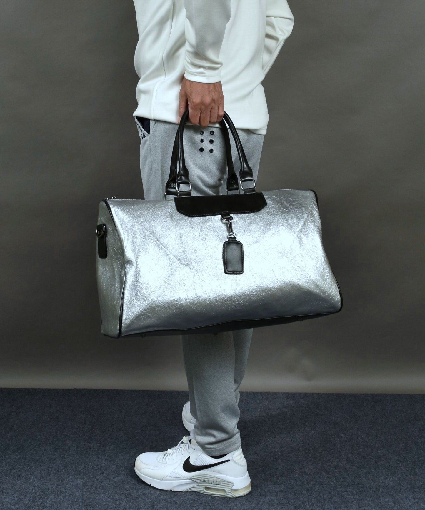 スーツケースに掛けられるキャリーオン2WAYボストンバッグ(CG-AB51101)