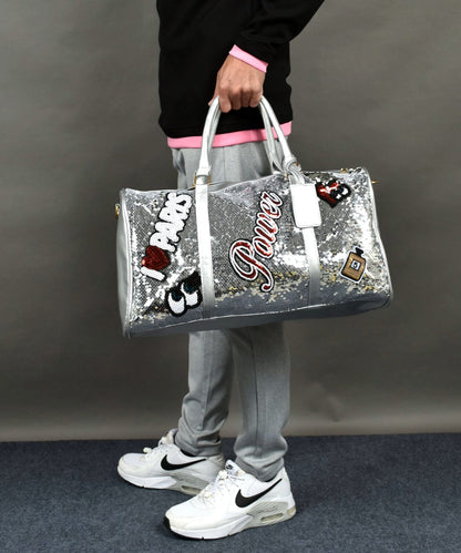 スパンコール2WAYボストンバッグ(CG-AB51103)