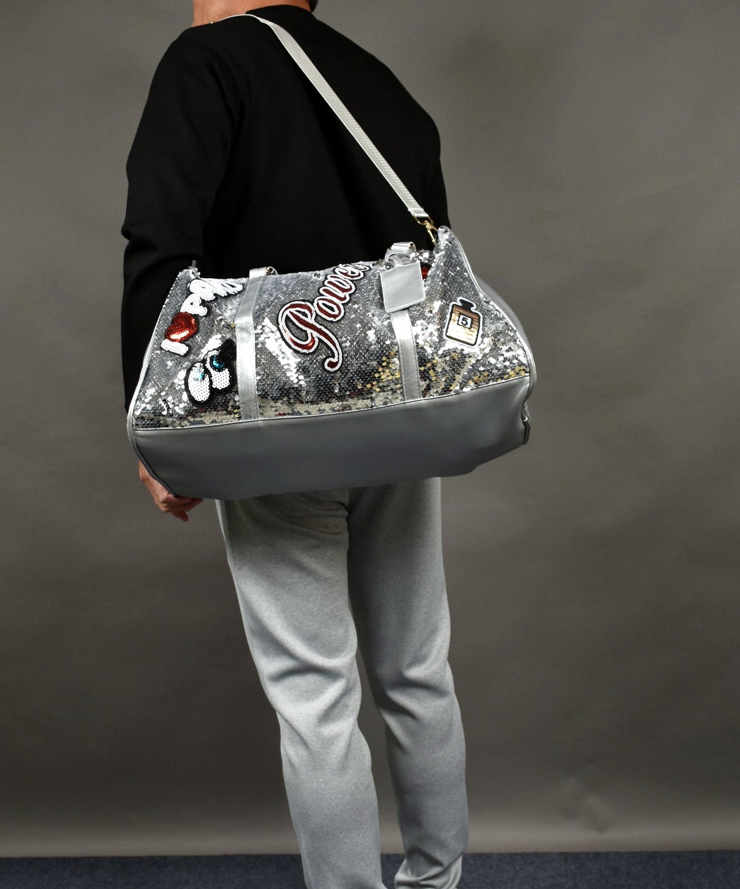 スパンコール2WAYボストンバッグ(CG-AB51103)