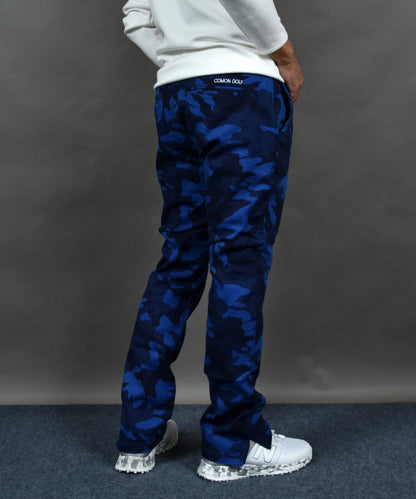 丈夫なカツラギストレッチ素材 美脚総柄ゴルフパンツ(CG-NF1702)