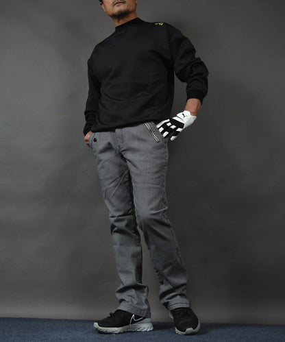 丈夫なカツラギストレッチ素材 美脚総柄ゴルフパンツ(CG-NF1702)