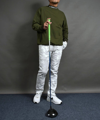 丈夫なカツラギストレッチ素材 美脚総柄ゴルフパンツ(CG-NF1702)