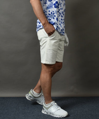 絶妙な膝上丈がカッコいい！ストレッチ コーデュロイゴルフショートパンツ(CG-S24001)