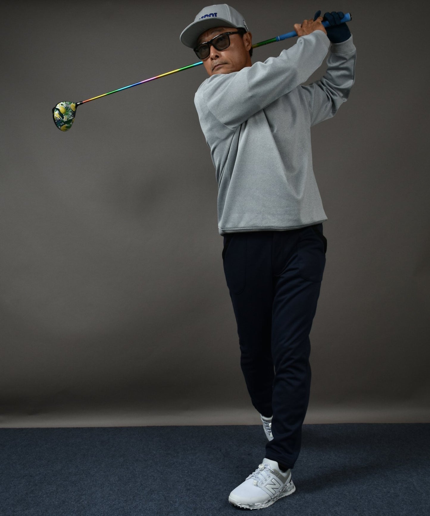 3層構造で寒風をシャットアウト裏フリース防風ゴルフパンツ(CG-25024)