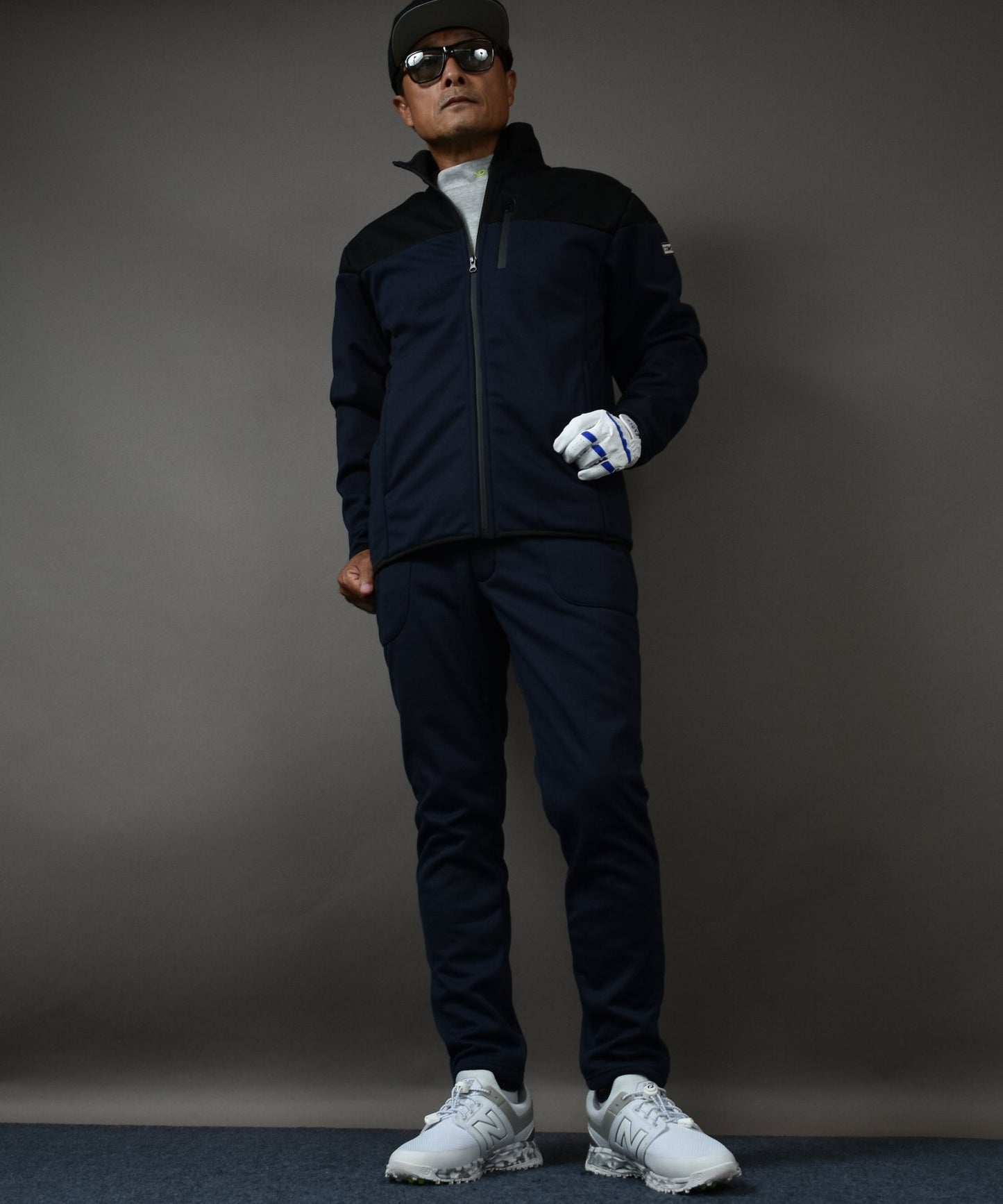 3層構造で寒風をシャットアウト裏フリース防風ゴルフパンツ(CG-25024)