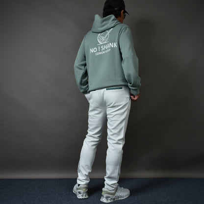 セージグリーン×ホワイト。清潔感で魅せる、大人のゴルフスタイル  パーカー＆ポンチパンツセット（CG-SET616B）