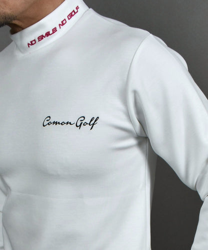 やわらかポンチ素材長袖モックネックゴルフシャツ(CG-ST4011)