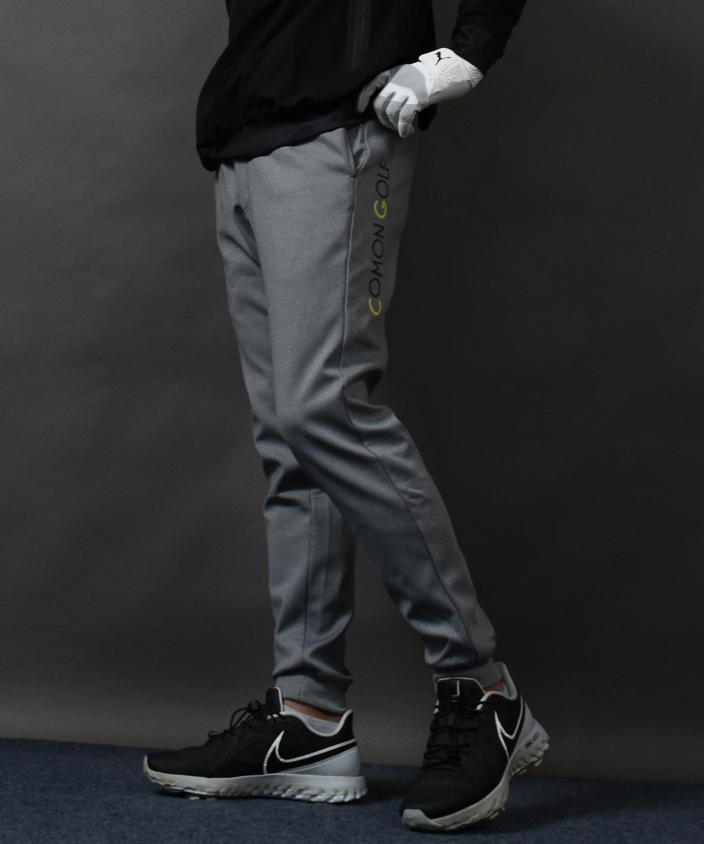 暖かくてノンストレス 裏起毛フリース ボンディング ジョガータイプゴルフパンツ(CG-22020)