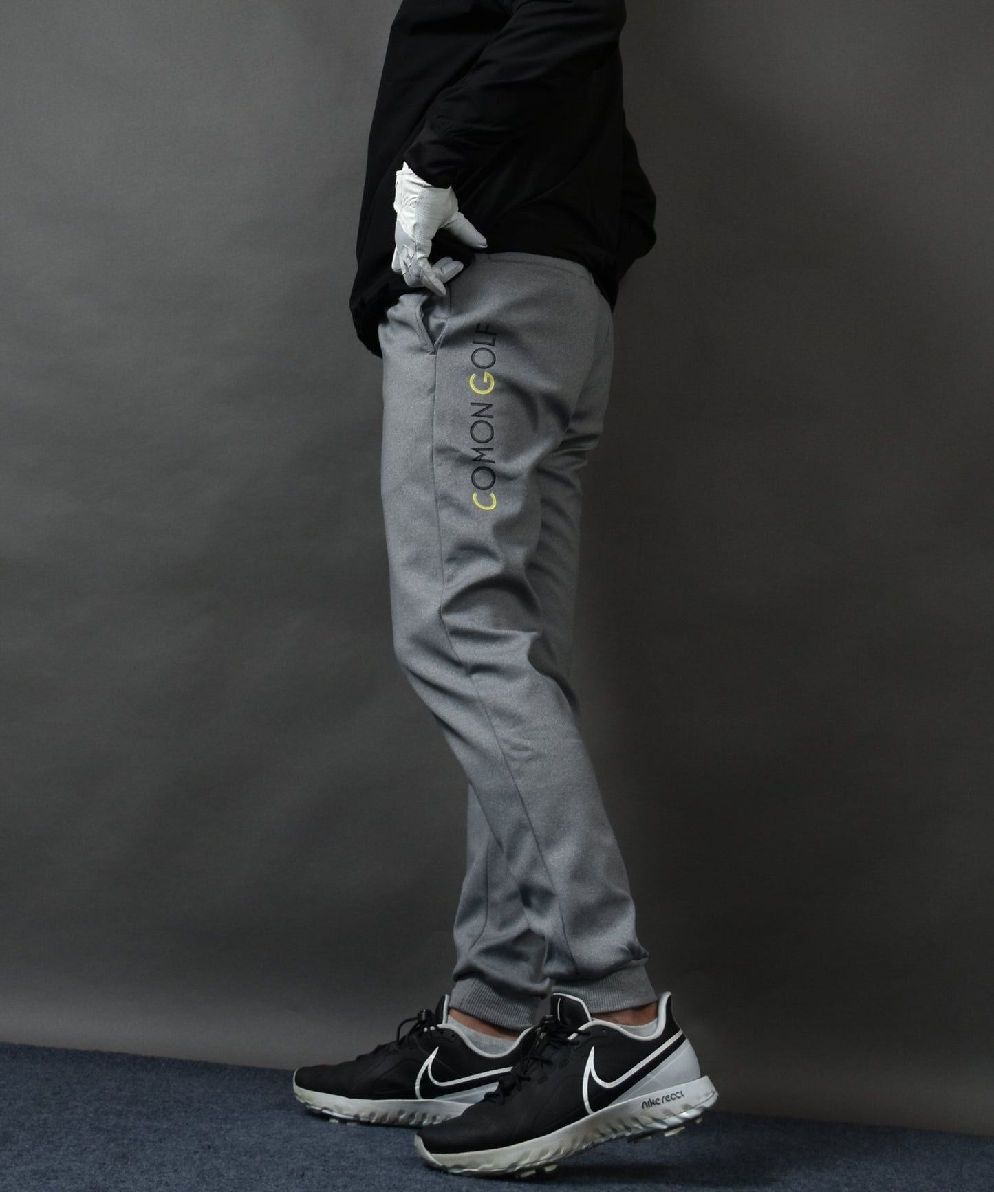 暖かくてノンストレス 裏起毛フリース ボンディング ジョガータイプゴルフパンツ(CG-22020)