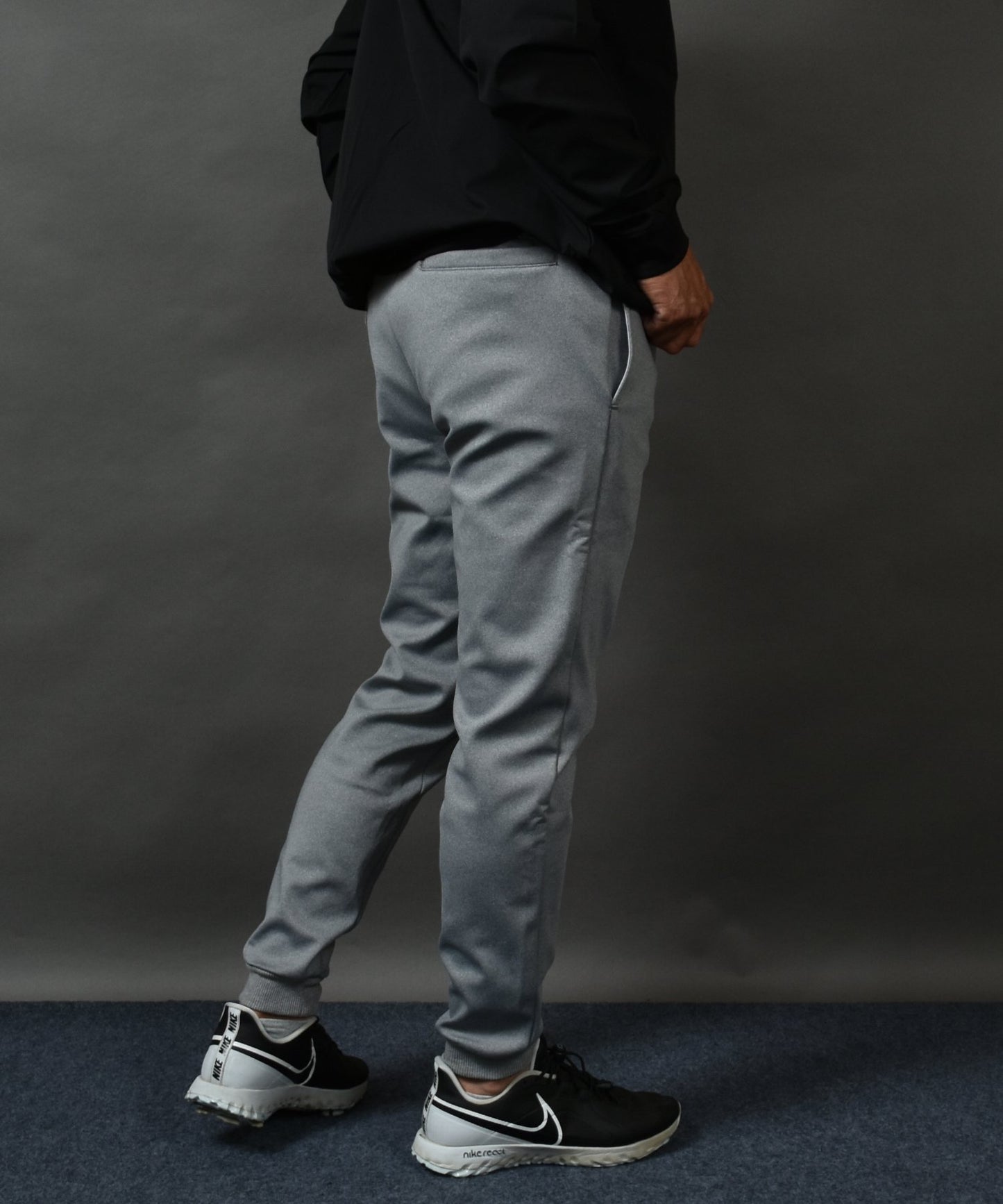 暖かくてノンストレス 裏起毛フリース ボンディング ジョガータイプゴルフパンツ(CG-22020)