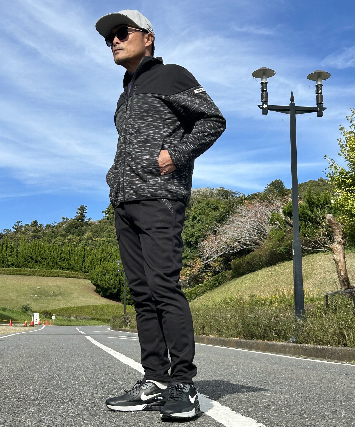 年末年始も発送！防寒3層構造で寒風をシャットアウト裏フリース防風ゴルフセットアップ(CG-SET024)