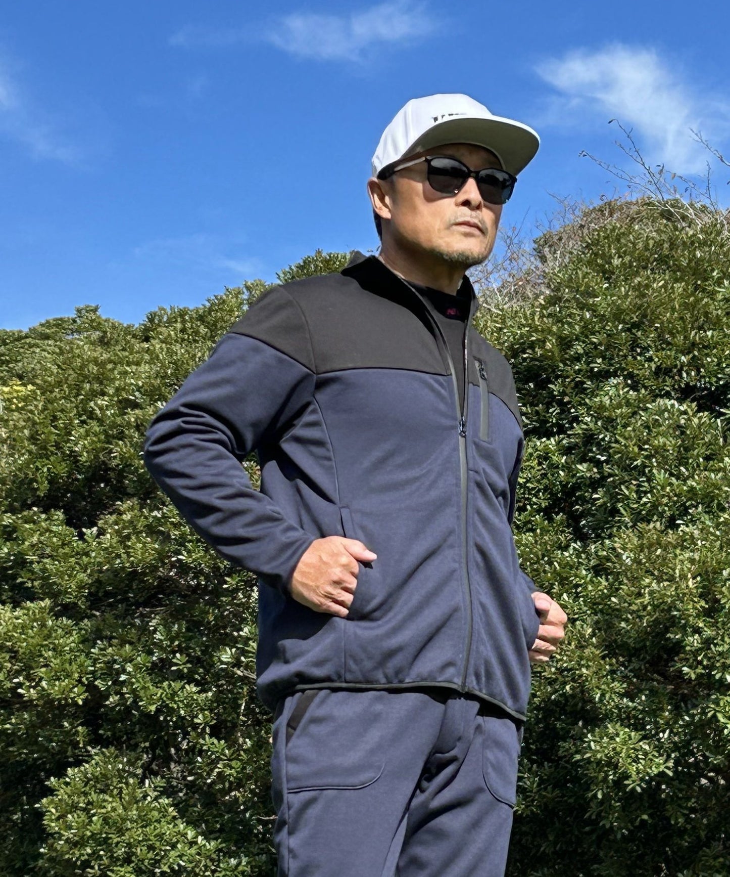 3層構造裏フリース防風フルジップブルゾン (CG-JK024)