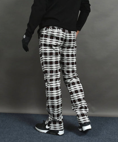 丈夫なカツラギストレッチ素材 美脚総柄ゴルフパンツ(CG-NF1702)