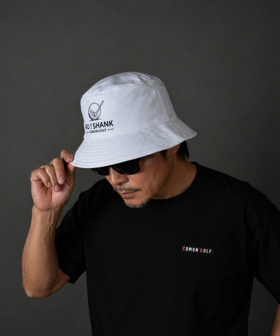 NO! SHANKロゴ入り　サイズ調整ができるバケットハット(CG-CAP26)